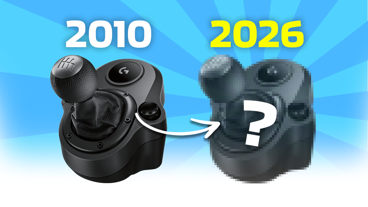 The Logitech Driving Force Shifter is one of the most popular entry level H-pattern shifters in sim racing, mainly because of its extremely low price and simple design. Despite being basic and far less realistic than modern alternatives, it continues to sell in huge numbers and remains the go-to choice for beginners who want an affordable way to add manual shifting to their setup. Its lightweight build, easy compatibility with Logitech wheels, and universally recognized value keep it firmly positioned as the most accessible H-pattern shifter on the market.