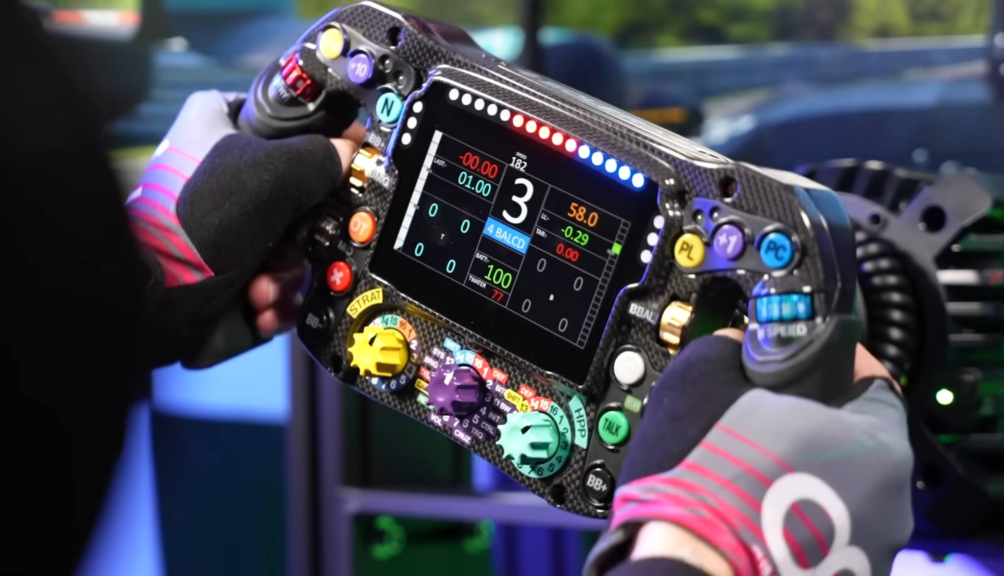 F1 Racing Wheel Screen Sim-Lab Mercedes AMG F1 Wheel Review: An Insanely Authentic Replica ...