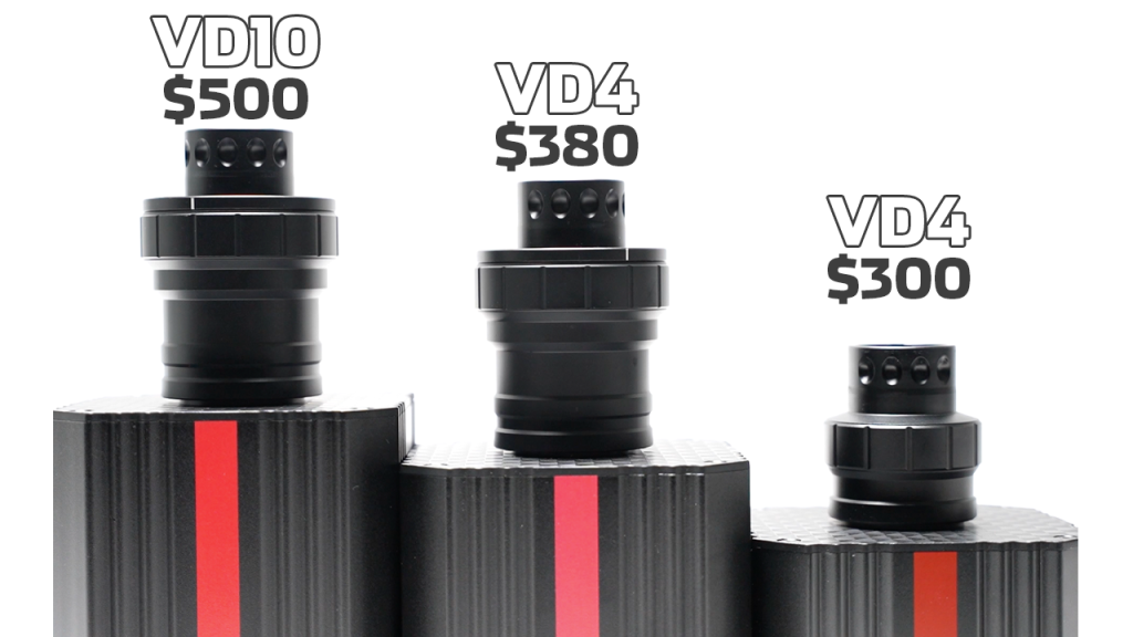 PXN’s VD4, VD6, and VD10 wheelbases mark a major step forward for the brand, offering direct drive performance across multiple price points.