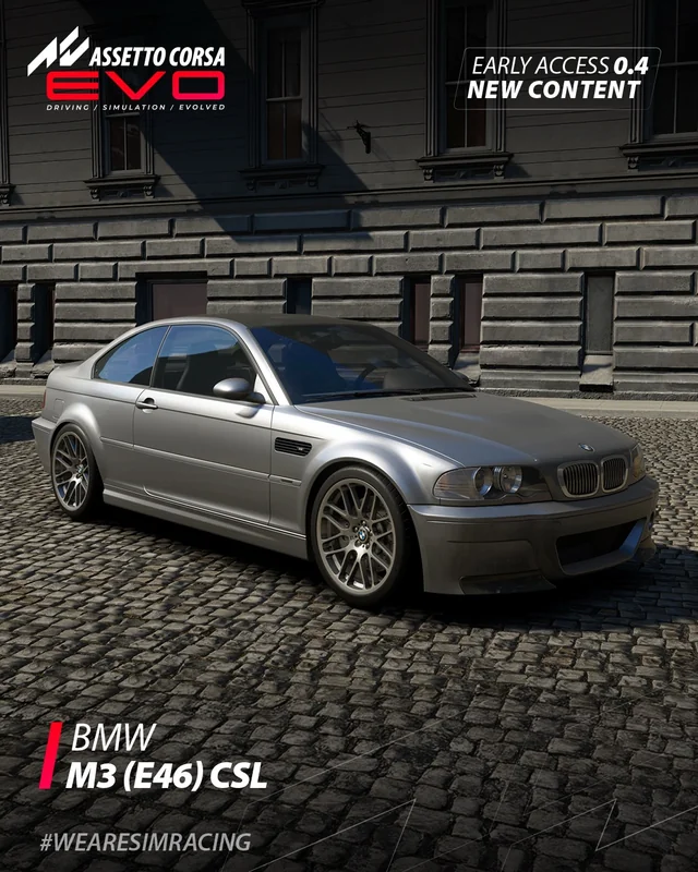 Assetto Corsa EVO 0.4 Update Feels Like a Real Comeback in the Making: BMW E46 M3 CSL