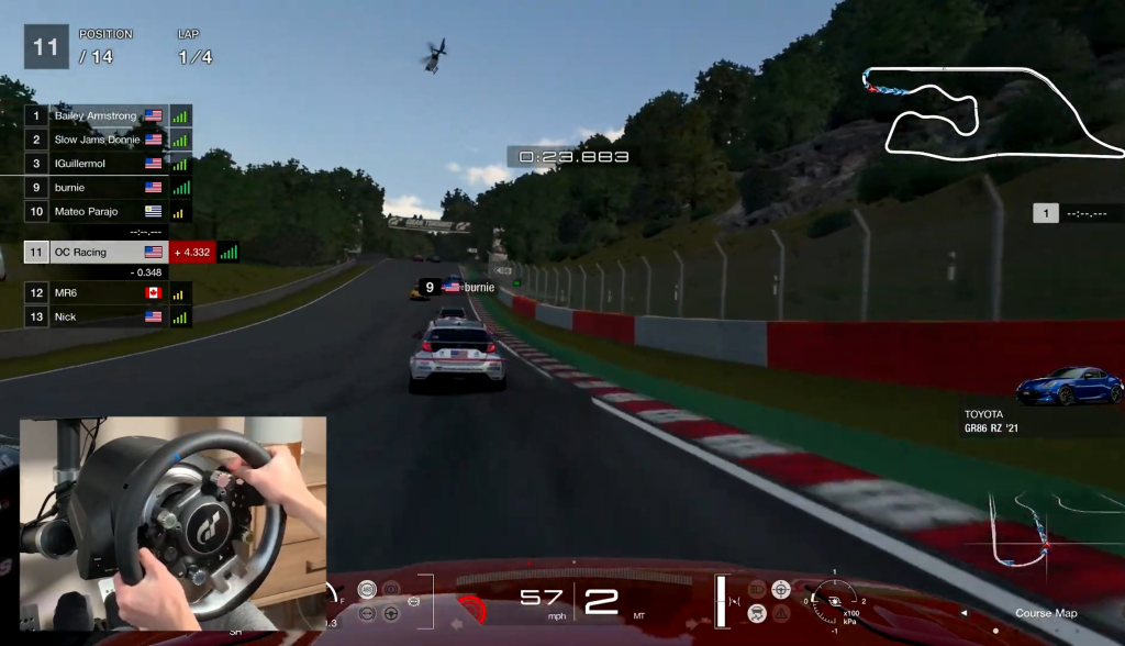 Console simracing, GT7