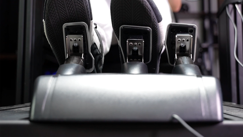 Logitech G920 pedals being used
