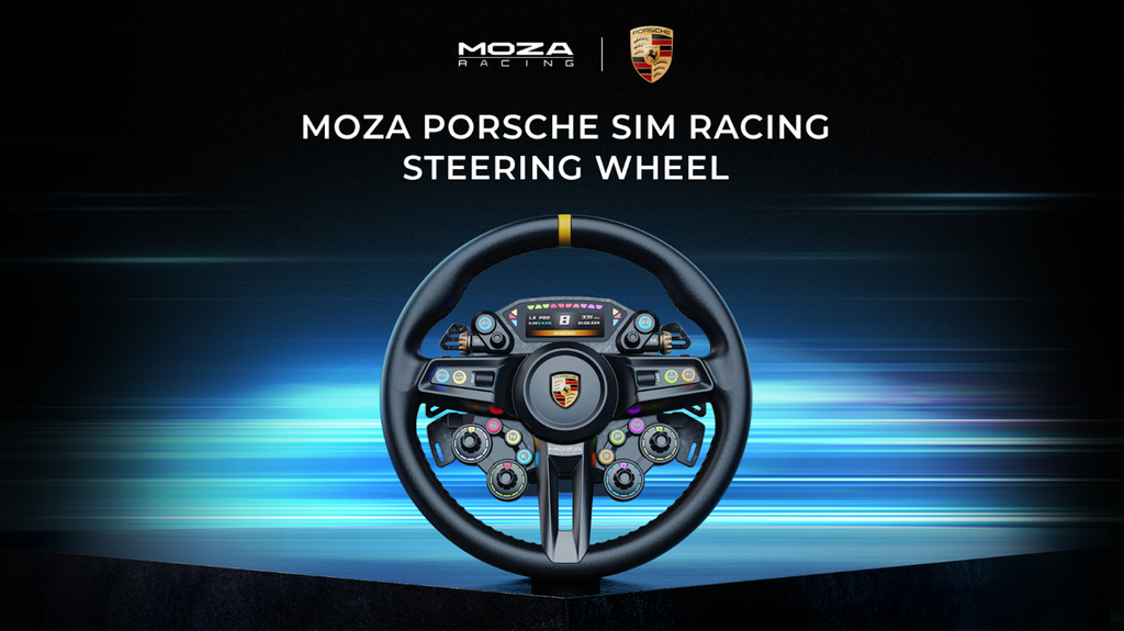Moza at Gamescom 2026: MotoGP, Mercedes, Ford and Porsche Hardware Revealed