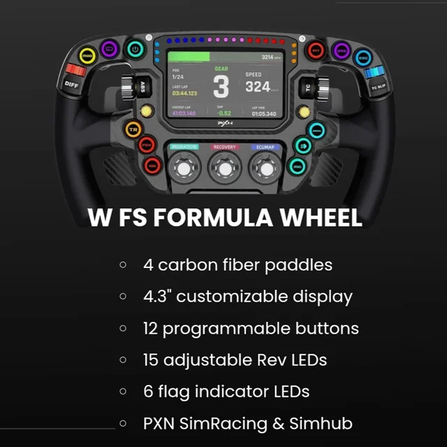 PXN Reveals New S-Series Wheel Bases and Formula Wheels at Gamescom 2026