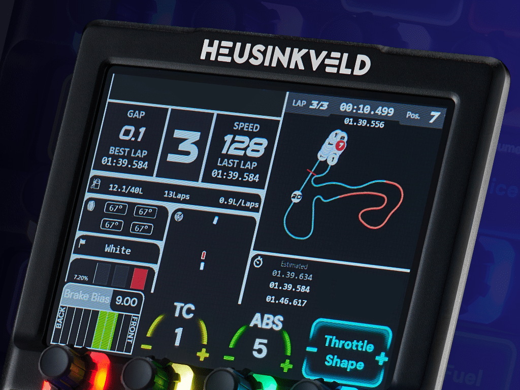 Heusinkveld Reveals One SC Wheel and Final DisplayDash at Sim Gaming Expo 2026