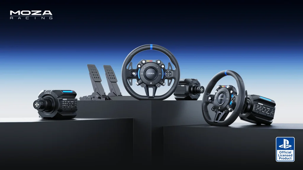 Moza Reveals Its First Official PlayStation 5 Sim Racing Hardware