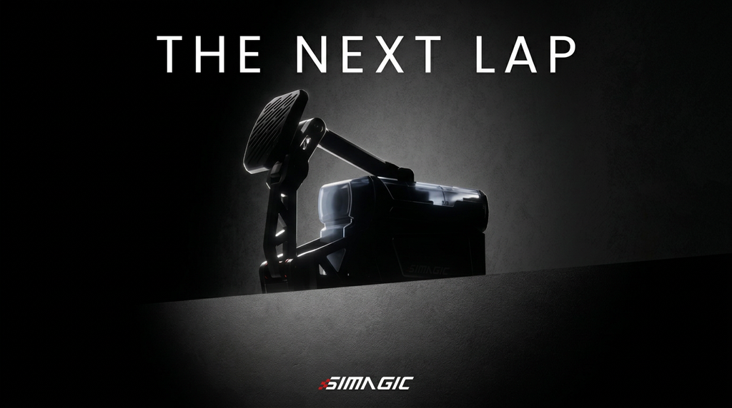 Simagic Teases Long-Awaited Active Pedal for October 14 Reveal